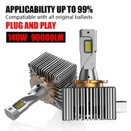 D1S D2S D3S D4S D5S D8S LED Car Headlights HID Bulbs 90000LM Turbo Lamp Canbus 6500K Automobile 12V 
