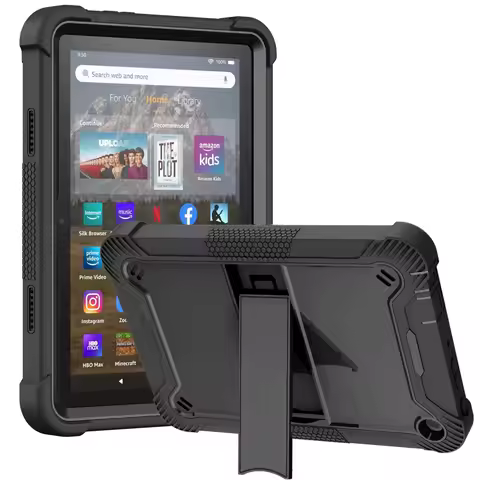 Armor Case For Amazon Fire HD8 2022 8 inch HD 8 plus 12th Tablet Stand Shockproof Hard Cover for ama
