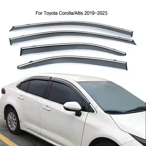 For Toyota Corolla/Altis Sedan 2019-2025 Side Window Rain Guard Sun Visor Vent Weather Sheild