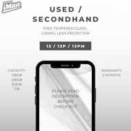IMANGADGET - ORI [USED/SECONDHAND] 13/13P/13PM | 128GB/256GB/512GB/1TB