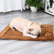 Dog and Cat Mattress 40x50cm Velvet Fabric [RANDOM COLOR], Dog Sleeping Mattress, Dog Kennel Mat