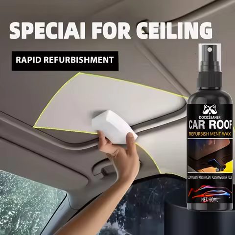Multifunctional car interior care spray - Universal cleaner for dashboard, seats, and ceiling | Quic