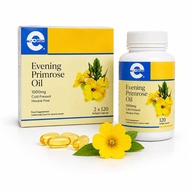 Eurobio Evening Primrose Oil 1000mg 120 Softgel | EPO Minyak Bunga Primrose | GLA Omega-6 | Suppleme