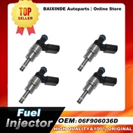 1/4PCS OEM 06F906036D 0261500011 Fuel Injector Nozzle For Audi A4 8E 8E5 B6 S4 Avant Quattro 2001 -2