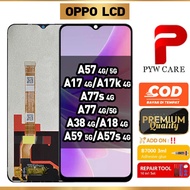 Skrin LCD Serasi Untuk Oppo A17 / A17k / Oppo A57 / Oppo A77 / A77s / Oppo A18 / Oppo A38 /  A59 / A