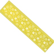 日本丸和 - 和柄小江戶水涼感巾(附收納袋)-檸檬-黃 (20x100cm)