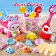 Beach Toys Set Beach Bucket Toy Car Beach Shovel Tools Interactive Game Set Children's Outdoor Toy