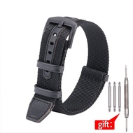 Premium Nylon Genuine Leather Strap 18mm 20mm 22mm Band for Rolex/Seiko/Tissot Watchband Men Canvas Watch Accessories