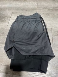 Asrv silver lite2.0 混灰色 2 in 1 短褲 size:s