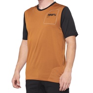 MTB JERSEY - 100% - RIDECAMP JERSEY - TERRACOTTA BLACK