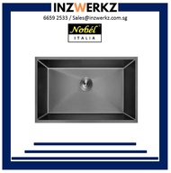 Nobel Italia U-11 Nano Coating Kitchen Sink (Nano Black / Matt)