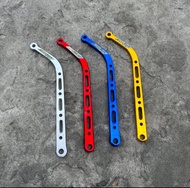 PANGKON KNALPOT MODEL L 25 cm L KNALPOT BREKET KENALPOT 25cm BAHAN ALUMINIUM CNC Brecket Bracket Bra