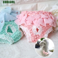 COOLGIRL Dog Diaper Reusable Pet Briefs Underwear Washable Menstruation Female Dog Dog Shorts