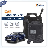 XSHIELD - 7D Grand Vitara Anti-Slip Car Mat - Waterproof - Durable | FLOOR MATS 7D