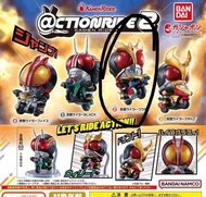 BANDAI 扭蛋  幪面超人Q版電單車系列 第二彈