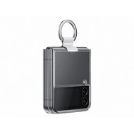 Official Samsung Clear Cover with Ring and Transparency Case for Galaxy Z Flip4