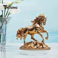 [Available] 2D Flat Horse Statue Creative Desk Decoration for Bedroom Window Countertop