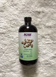 Now Foods Organic Castor Oil 473 ml #Glass bottle ✨有機蓖麻油 473毫升 #玻璃樽