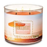 Bath and Body Works 3-Wick Candle Mahogany Coconut 3 Wick Scented Candle