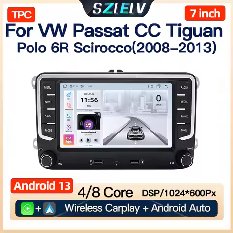 Android Car Radio Multimedia Player Carplay For Volkswagen VW Passat CC Tiguan Polo 6R Scirocco Auto