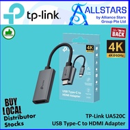TPLINK / TP-Link UA520C USB Type-C to HDMI Adapter (Warranty 3years with BanLeong)