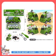 DIY MILITARY DISASSEMBLY CAR TOY - CB666-38 (SNI)