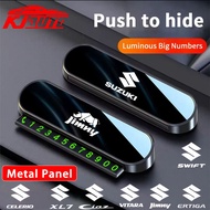Car Phone Number Card Temporary Parking Card Plate Can Be Hidden Telephone Number with 5 Sets of Num