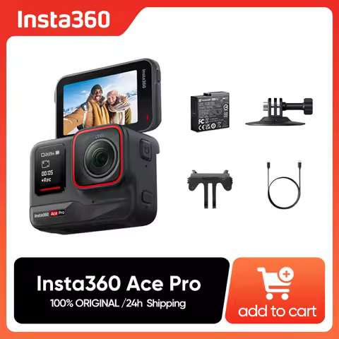 Original Insta360 Ace Pro 4K Leica Action Camera, Flagship 1/1.3" Senso, Waterproof camera