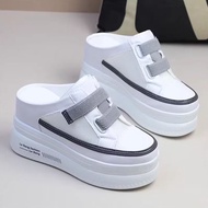 Giày Sục Thể Thao Nữ Quai Dán Co Giãn Đế Cao 10CM S590-5023