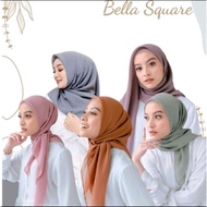 Bella SQUARE RECTANGULAR HIJAB/ BELLA SQUARE/PREMIUM/JILBAB/VEIL/POLLYCOTTON