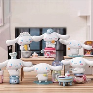 MINISO Cinnamonroll Figure Cooking Series Blind Box Cute Cartoon Desktop Decoration Sanrio Blind Box Girl Birthday Gifts