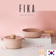 [NEOFLAM] FIKA IH induction mini peach fika pink mini wok fika pan 18cm ceramic coating shipping fro