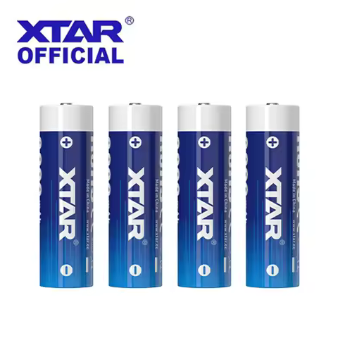 XTAR 1.5V AA LR USB-C 3000mAh Rechargeable Li-ion Battery Fast Charging Linear Discharge Leak-Proof 