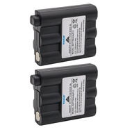 Kastar 2-Pack Two Way Radio Battery Replacement for Midland BATT-5RX BATT5RX AVP-17 AVP17 GXT800 GXT