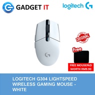 LOGITECH G304 LIGHTSPEED WIRELESS GAMING MOUSE - WHITE ( 910-005293) MSE-LGT-G304-WHITE