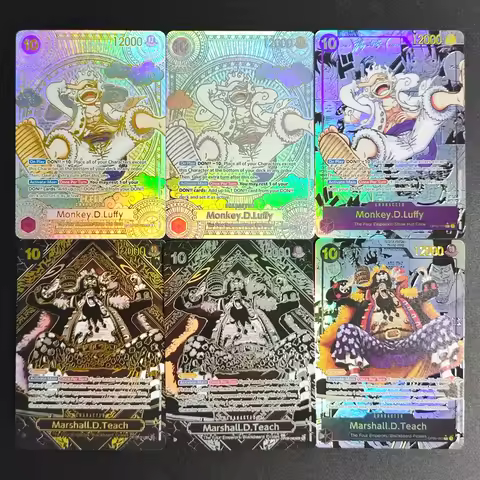 One Piece TCG OPCG English Marshall.D.Teach OP09-093 Monkey.D.Luffy OP05-119 Hot Stamping Textured C