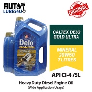 Caltex Delo Gold Ultra 20W50 6+1L - Caltex Heavy Duty Diesel Engine Oil