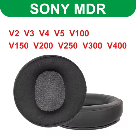Soft Breathable Mesh Fabric Earpads for Sony MDR-V2 V3 V4 V5 V100 V150 V200 V250 V300 V400 Headphone