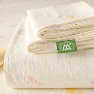 ชุดผ้าคลุมเตียง A-Class Double Layer Single Bed Sheet 3pcs Set ผ้าฝ้ายผสมโพลีเอสเตอร์สำหรับฤดูใบไม้ผ