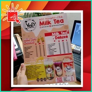 ◊ ∇ AIZ A4 Sintra Board Menu (Layout &print)