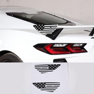 Car Spoiler Wing Sticker Compatible with Corvette C8 Stingray 2020-2023, Trunk Deck Spoiler Sticker 