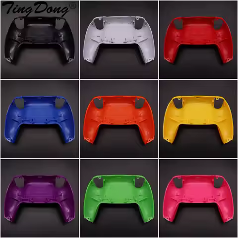 DIY Replacement Controller Housing Shell Case Back Cover for Dualsense5 PS5 Controllers