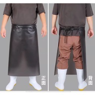 TPU Apron Unisex Waterproof Oil-Proof Kitchen Cafeteria Work Apron Wear-Resistant Non-Hardening