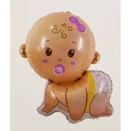 Foil Balloon 1st Birthday Babyshower Character Baby Crawling Balloon Birthday Decoration