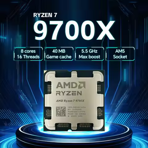AMD Ryzen 7 9700X 3.8GHz 8-Core 16-Thread DDR5 L3=32M 4NM Processor 65W Socket AM5 NEW R7 9700X but 