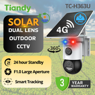 Tiandy H363U 6MP Outdoor 4G Solar CCTV Camera - 360° coverage | 24/7 Recording | 30m Night Vision | 