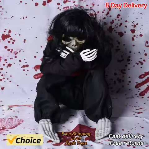 Crying Ghost Halloween Decoration Haunted House Props Bar Trick Props Chamber Madhouse Will Vibrate 