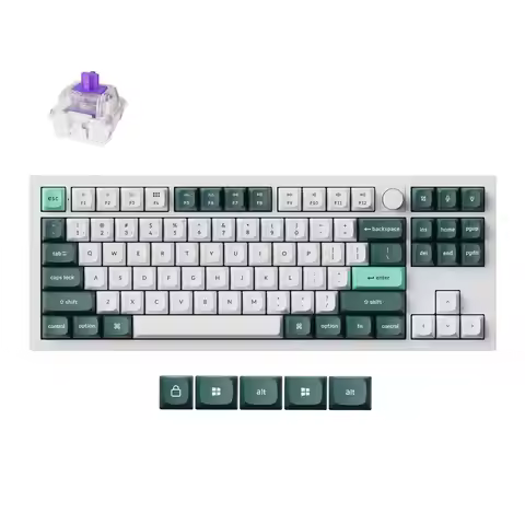 Keychron Q3 HE QMK Wireless Custom Mechanical Keyboard Magnetic Switches Adjustable Actuation Point 