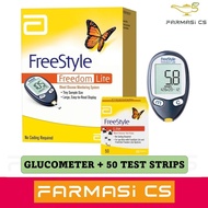 Abbott Freestyle Freedom Lite Glucometer with 50 Test Strips [Blood Glucose Meter Monitor] EXP:09/2024