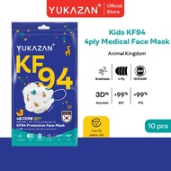 Yukazan Kids KF94 Animal Kingdom Protective Medical Face Mask (10 Pcs/Pack)
